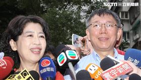 柯文哲,九合一選舉,選舉,投票,陳佩琪（圖／記者邱榮吉攝）