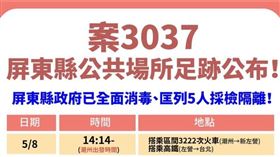 屏東,新冠肺炎,確診,破功,足跡