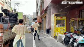 雲林確診，65歲男子傳染給56歲弟弟，萬華工作，林內市場擺攤，大消毒