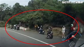 獨／破口！台七線群聚飆車　還脫口罩