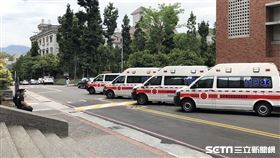 朝陽科大，救護車，待命（圖／翻攝畫面）