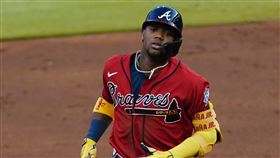 ▲勇士亞古納（Ronald Acuna Jr.）敲出本季第14轟。（圖／美聯社／達志影像）