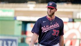 ▲史特拉斯堡（Stephen Strasburg）傷後復出5.1局無失分。（圖／翻攝自國民推特）