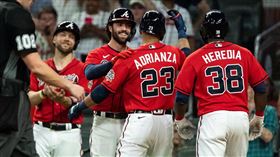 勇士隊攻下20分大勝海盜。（圖／翻攝自勇士推特)