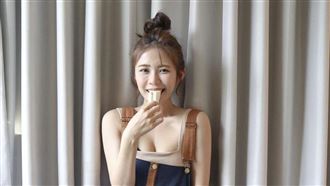 吊帶褲激露半胸！驕女林萱瑜辣到破表