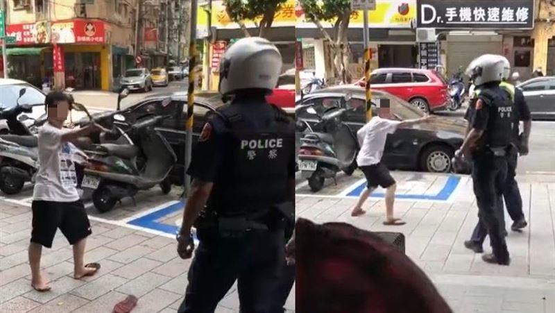 新北婦不戴口罩大鬧超商　警逮捕送醫