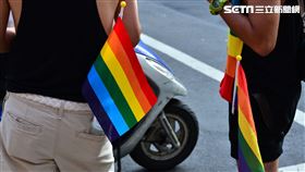 同志遊行/同性戀/男同志/彩虹旗/同婚/婚姻平權(記者陳弋攝影)
