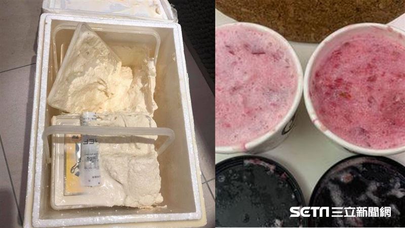 宅配冰變泥水　老闆：別怪送貨員我賠