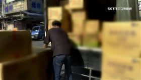 送貨員、送貨示意圖