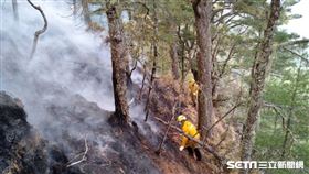 玉山森林大火、山國家公園八通關杜鵑營地大火／林務局嘉義林區管理處提供