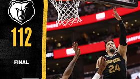 ▲灰熊上演老8傳奇擊敗爵士。（圖／翻攝自灰熊推特）