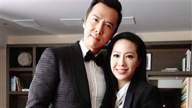 武打巨星甄子丹與愛妻汪詩詩感情好。（圖／翻攝自sweetcil IG）