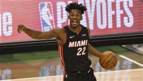 ▲巴特勒（Jimmy Butler）10投4中得10分，熱火2連敗。（圖／美聯社／達志影像）