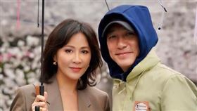 梁朝偉，劉嘉玲。（圖／翻攝自微博）