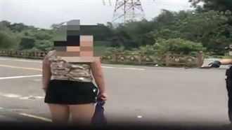 婦人無罩逛超商　被勸嗆警「走開啦」