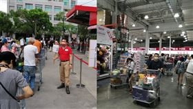 他PO去好市多照片「人滿為患！」網氣炸：拖垮醫療量能的一群人。（圖／翻攝自Costco好市多 商品經驗老實說）