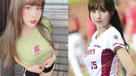 啦啦隊女神孟潔陽台6連拍！真理褲露翹臀（圖／翻攝自孟潔IG）