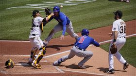 ▲匹茲堡海盜愚蠢守備。（圖／美聯社／達志影像）