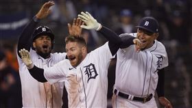 ▲葛羅斯曼（Robbie Grossman）敲出再見全壘打。（圖／美聯社／達志影像）