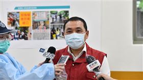 侯友宜市長今(29)日視察蘆洲熱區防疫中心（圖／新北市府提供）