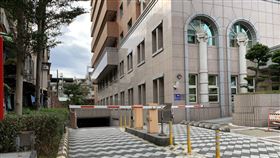 台北市大同分局停車場出入口（楊忠翰攝）
