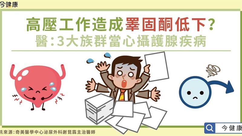高壓工作下　當心攝護腺疾病