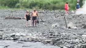 宜蘭,三星,泡湯,清水地熱,口罩,群聚（圖／翻攝畫面）