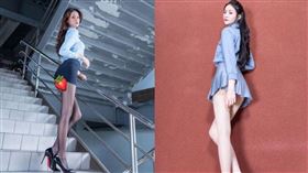 雪岑,長腿,腿模,禮生,宮廟。(圖/翻攝自雪岑IG)