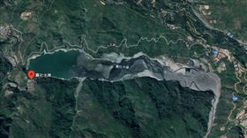 梅雨鋒面帶來豐沛水量，南投縣最上游的霧社水庫，蓄水率更從6%衝到20.53%。（圖／翻攝自Google Maps）