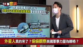 外星人攻地球？9架UFO包圍美艦！李正皓3陰謀論曝內幕(圖/94要客訴)