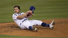 ▲包爾（Trevor Bauer）挨3轟拿下勝投。（圖／美聯社／達志影像）