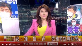 張雅琴在報導時解釋「白浪」一詞，引起外界質疑。（圖／翻攝自年代新聞YouTube）