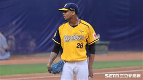 ▲中信兄弟先發投手米蘭達。（圖／記者劉彥池攝影）