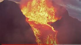 冰島火山爆發（圖／翻攝自Joey Helms YouTube）