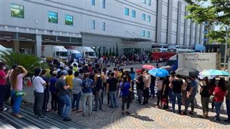 破口隱憂！京元電7300人群聚快篩