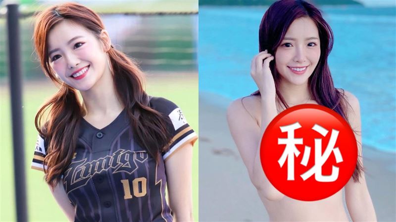 渾圓嫩胸夾深溝　啦啦隊女神脫了辣翻