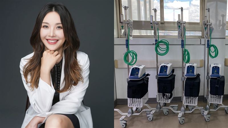 用行動支持醫護！美女醫捐高規格設備