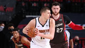 ▲約基奇（Nikola Jokic）攻下全場最高36分，金塊逆轉拓荒者晉級。（圖／翻攝自金塊推特）