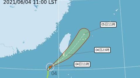 雨水灌3天！彩雲颱風今晚最接近台灣