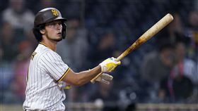 達比修有打擊。（圖／美聯社／達志影像）