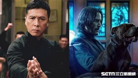 
葉問,功夫片,甄子丹 (華映提供)、基努李維在《捍衛任務3：全面開戰》霸氣護狗。（圖／威視電影提供）