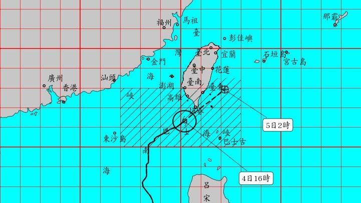 彩雲逼近！預計20：40解除警報
