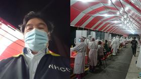 苗栗,京元電子,王必勝,指揮所,指揮中心,群聚,新冠肺炎。(圖/翻攝自王必勝臉書)