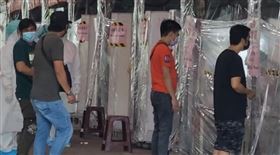 超豐電子，快篩，外籍移工，9確診，直擊