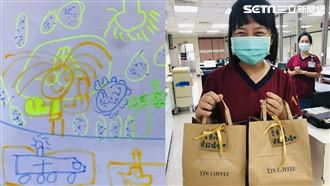 好想護理師媽媽…雙胞胎畫作惹哭網