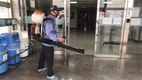 台塑六輕廠區，篩檢，行政大樓消毒