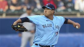 ▲多倫多藍鳥韓國左投柳賢振。（圖／美聯社／達志影像）