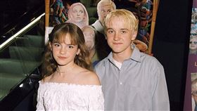 飾演馬份的英國男星湯姆費頓（Tom Felton）、飾演妙麗的艾瑪華森（Emma Watson） 圖翻攝自湯姆費頓IG
