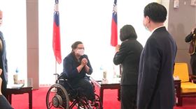 美國聯邦參議員達克沃絲（Ladda Tammy Duckworth）、蘇利文（Daniel Scott Sullivan）及昆斯（Christopher Andrew Coons）訪台，總統蔡英文接見（圖／總統府提供）