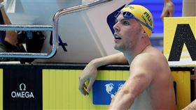 ▲澳洲泳將查默斯（Kyle Chalmers）受訪時表示害怕參加東京奧運。（圖／美聯社／達志影像）